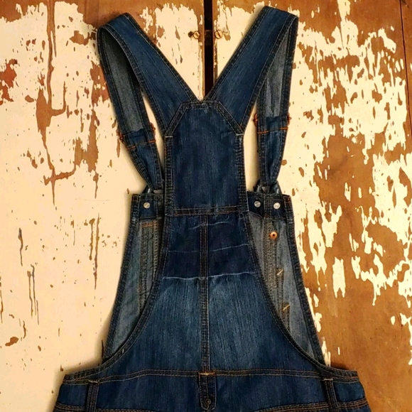 Gypsy Whiskers Heavy On The Pockets Denim Overall - Picture 15 of 16